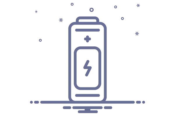 Kasa fiskalna Elzab K1 Slim Online - Wiele godzin pracy na zasilaniu akumulatorowym